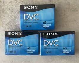 Sony DVC Digital Premium (3) Mini DV Tapes 60 Min / 90 LP High Definition - €13,55 EUR