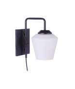 Rive Portable 1 Light Plug-In Wall Sconce - Fb, Damp Rated, - $156.99