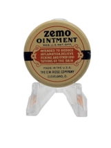Vintage medicine tin: ZEMO Ointment Antiseptic ~ 1 inch / Partially full - £7.73 GBP