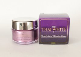 Thai White Alpha Arbutin Cream Melasma Acne Blemishes Lighten Skin 10g/.4oz - £17.94 GBP
