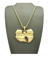 NEW WU TANG PENDANT & 24" BOX/CUBAN/ROPE CHAIN HIP HOP NECKLACE - XSP335G - $18.00