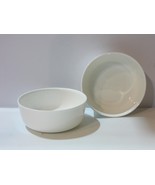 NEW Mikasa SAMANTHA Set of 2 Soup / Cereal Bowls Bone China White - $36.83 CAD