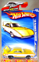 2010 Hot Wheels #87 Muscle Mania 9/10 &#39;70 PLYMOUTH SUPERBIRD Yellow Vari... - $11.50