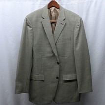 American Living 44L Tan Brown Houndstooth 2 Button Blazer Suit Jacket Sport Coat - £19.76 GBP