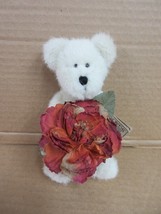 NOS Boyds Bears Flora Fallworth 904557 Plush Jointed Bear Flower Floral B72 O - £28.83 GBP