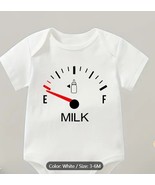 Baby Casual Cute Bodysuits, Milk Countdown Print 3-6 M - $278.96 MXN