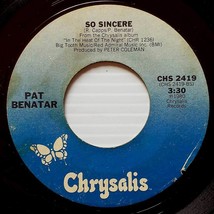 Pat Benatar - We Live For Love / So Sincere [7&quot; 45 rpm Single] - £2.68 GBP