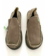 Sanuk SMF1001L Vagabond Big &amp; Tall Slip On Shoes Brown ( 17 ) - £54.85 GBP