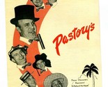 Pastory&#39;s Dinner Menu Lovers Lane at Inwood Dallas Texas 1950&#39;s - $84.01