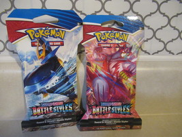 Pokemon Sword &amp; Shield Battle Styles Trading Cards 2 Booster Packs - £7.98 GBP