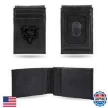 Rico Industries Laser Engraved Front Pocket Wallet Chicago Bears NFL 2.7... - $36.62