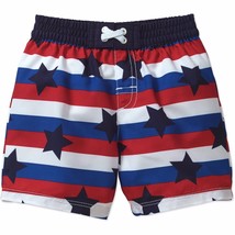 Ocean Pacific Baby Boys Swim Trunks Americana Really Royal Size 3-6 Mont... - £7.17 GBP
