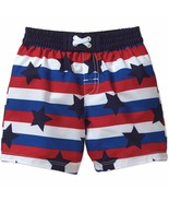 Ocean Pacific Baby Boys Swim Trunks Americana Really Royal Size 3-6 Mont... - £7.06 GBP