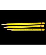 Vintage Eberhard Faber Colorbrite Yellow 2127 Goldband USA Woodclinched ... - $34.61 CAD