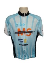 2008 Vomax Bike MS Ride Adult Large Blue Cycling Jersey - $19.80