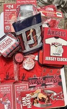 Huge Lot Of Los Angeles Angels Fan Lot- Bobbleheads , Flag, Cups, Monkey... - $99.36