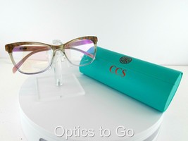 Coco Song Ccs 106 (C:06) Clear Brown Blue 55-16-140 Eyeglass Eyewear Frames - £85.82 GBP