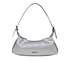 Replay Women Bag - Designer Silver Shoulder Bag Fashion Handbag Elegant Medium - $1,488.88 MXN
