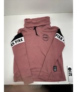 Victoria Secret Womens Size XS Sweatshirt Dusty Pink Cowl Neck Long Slee... - $14.94 CAD