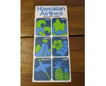 *INCOMPLETE* Hawaiian Airlines Discount Fares Brochure Flyer Sheet  - $9.89