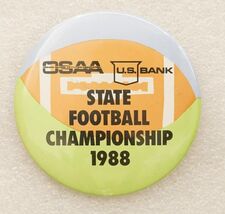 Vintage Pinback Button 1988 State Football Championship OSU Oregon Beavers - $12.86