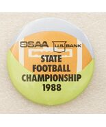 Vintage Pinback Button 1988 State Football Championship OSU Oregon Beavers - $12.86