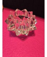 Vintage AVON Diamond Star Pattern Glass Candle Holder - $13.54 CAD