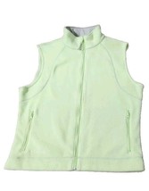 Columbia Sportswear Fleece Vest Apple Green Full Zip w/pockets Women&#39;s XL - £16.16 GBP