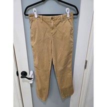 GAP Women’s 0P Petite Brown Chino Pants Mid Rise Work Casual Career Stretch - $418.16 MXN
