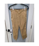 GAP Women’s 0P Petite Brown Chino Pants Mid Rise Work Casual Career Stretch - $412.66 MXN