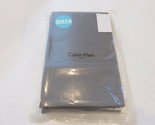 Calvin Klein Transparent Petals Bog Grey King flat sheet - $67.15