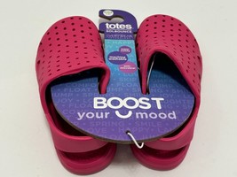 Kids Totes Solbounce Shoes 7-8T Anti-Microbial Machine Washable Easy On Off - £7.55 GBP