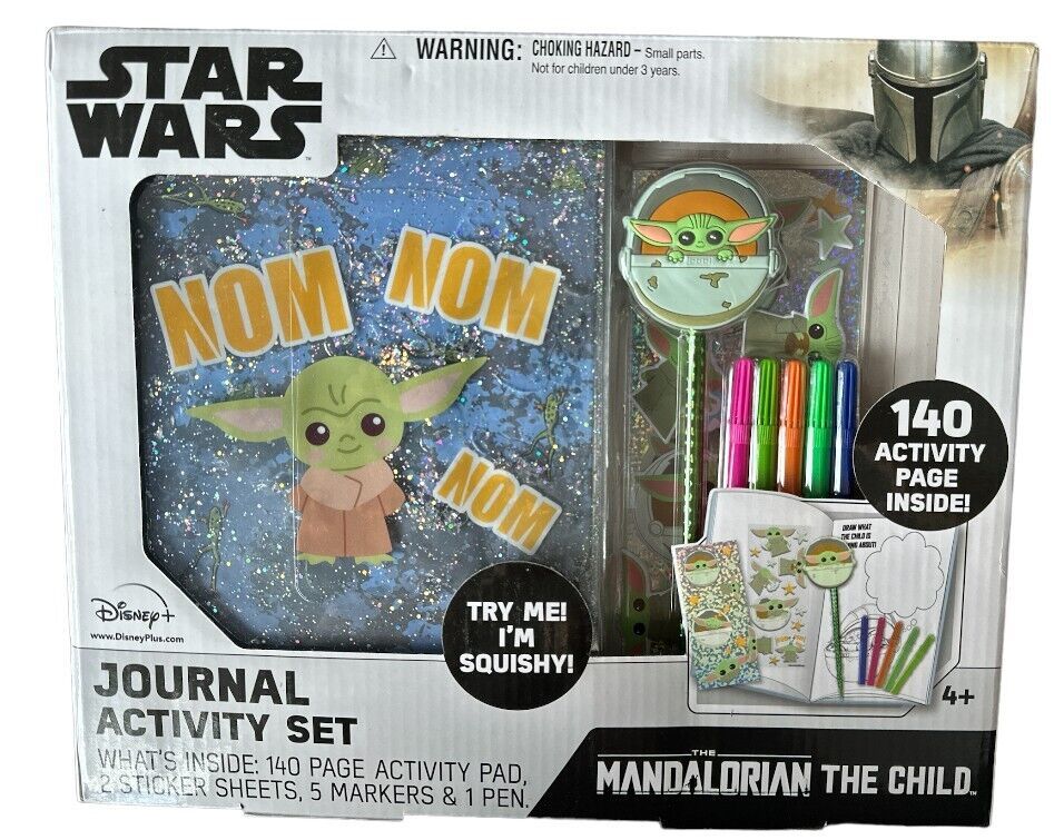 Star Wars Mandalorian The Child Journal Activity Set Includes Stickers -... - $24.74