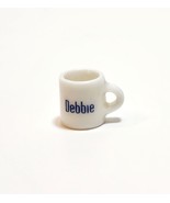 Dollhouse Miniature Coffee Mug Personalized Debbie .5&quot; - $27.15 CAD