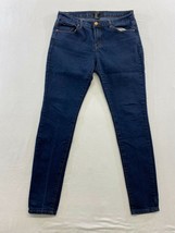 Forever 21 Women&#39;s Skinny Leg Blue Jeans Size 30 Stretch Mid Rise Denim - $152.48 MXN