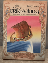 The Saga of Erik the Viking by Jones, Terry Hardback Book Vintage Colorful - £9.89 GBP