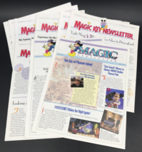 9 Diff 1991 - 1997 Magic Key Newsletters Indiana Jones Tomorrowland Disn... - £26.01 GBP
