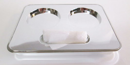 Serious Skin Care Eyetality Total Eye Care Mirrored Vanity Stand Tray &amp; ... - $14.00
