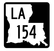 Louisiana State Highway 154 Sticker Decal R5869 Highway Route Sign - $1.45+