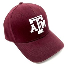Texas A&amp;M Aggies Structured Adult Maroon Hat (Adjustable Cap) - £16.14 GBP