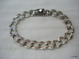 Traditional design sterling silver bracelet bangle cuff handmade unisex - £95.97 GBP