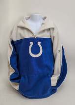 Indianapolis Colts Youth Reebok L 14/16 Hoodie Hooded Sweatshirt Blue/White - $16.00