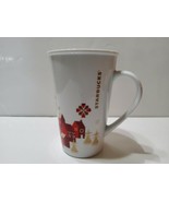 2013 Starbucks Holiday Tall Coffee Tea Cup Mug Christmas Village 16 oz   - £13.12 GBP