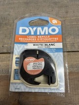 Genuine OEM Dymo LT LetraTag 91330 Plastic Labels Refill Tape 1/2&quot; W X 13&quot; L - $9.89