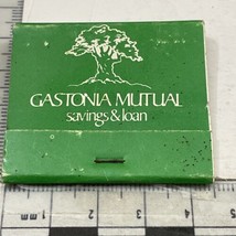Vintage Matchbook Cover. Gastonia Mutual Savings &amp; Loan N.C. gmg Unstruck - £11.61 GBP