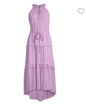 Kobi Halperin Women&#39;s High Low Vale Tiered Dress In Lilac NEW - £189.21 GBP