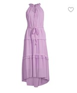 Kobi Halperin Women's High Low Vale Tiered Dress In Lilac NEW - £190.70 GBP
