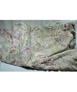 Abstract Leaves Fully Lined Cotton Wide Pocket Window Valance 200in. X 2... - €40,49 EUR