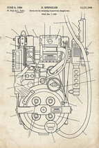 1984 Ghostbusters Egon Spengler&#39;s Proton Pack Patent Office Poster/Print  - £5.61 GBP