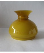 Vintage Opal Cased Amber Glass Lamp Shade - Fitter: 5 29/32&quot; (15 cm) - $37.05